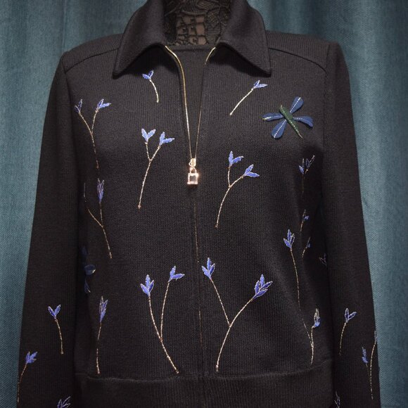 St. John Collection Twin Set / Dragonfly Jacket and Tank Top - Picture 8 of 8